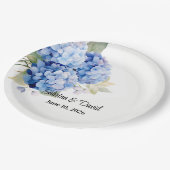 Assiettes En Carton Hydrangea  (Angle)