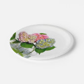 Assiettes En Carton Hydrangea et jar Mason (Angle)