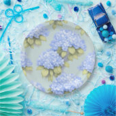 Assiettes En Carton Hydrangea Plates | Duck Egg Blue Floral Party (Fête)