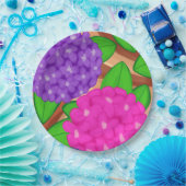 Assiettes En Carton Hydrangeas (Fête)