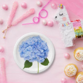 Assiettes En Carton Hydrangée (Fête)