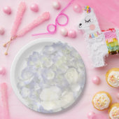 Assiettes En Carton Hydrangée bleu doux (Fête)