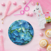 Assiettes En Carton Hydrangée bleue (Fête)