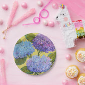 Assiettes En Carton Hydrangée de printemps I (Fête)