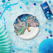 Assiettes En Carton Hymnes angéliques (Fête)