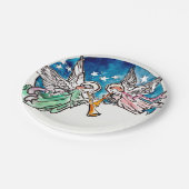 Assiettes En Carton Hymnes angéliques (Angle)