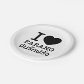 Assiettes En Carton I Black Heart (Amour) Farang (Angle)
