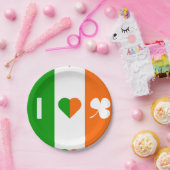 Assiettes En Carton I Love Ireland (Fête)