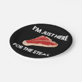 Assiettes En Carton I Love Steak Cadeau Ribeye House (Angle)