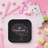 Assiettes En Carton IA Praticien de l'intelligence artificielle (Fête)