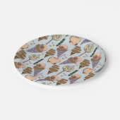 Assiettes En Carton Ice cream pattern | Lollies pattern | lollipop 25 (Angle)