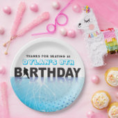 Assiettes En Carton ICE HOCKEY SKATING Décor de fête d'anniversaire (Fête)