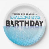 Assiettes En Carton ICE HOCKEY SKATING Décor de fête d'anniversaire (Devant)