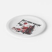 Assiettes En Carton Ici Balling Basket Sport Noël Noël (Angle)