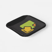 Assiettes En Carton Icône Exporter (Angulaire)