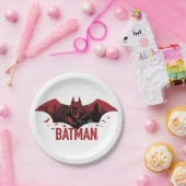 Assiettes En Carton Icône gotham de Batman Crimson (Fête)