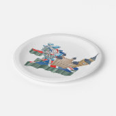 Assiettes En Carton Icone Londres Points de repère Carte Royaume-Uni V (Angle)