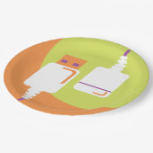 Assiettes En Carton Icône USB Plug (Angle)