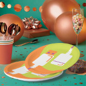 Assiettes En Carton Icône USB Plug