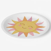 Assiettes En Carton Idéal Premier voyage autour du soleil Anniversaire (Angle)