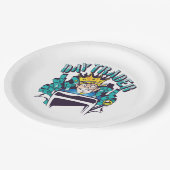 Assiettes En Carton Idée cadeau du jour du commerçant (Angle)