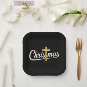 Assiettes En Carton Idée de cadeau Jésus pour assortir la famille de l