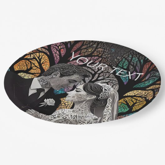 Assiettes En Carton Idées et cadeaux mariages (Angle)