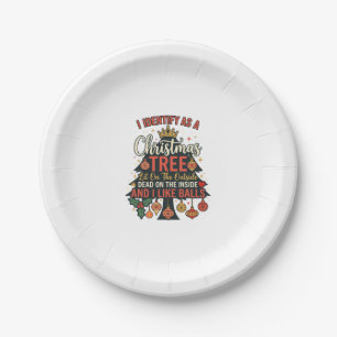 Assiettes En Carton Identifier comme boules de couronne d'arbre de Noë