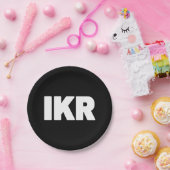 Assiettes En Carton IKR | Écart de texte (Fête)