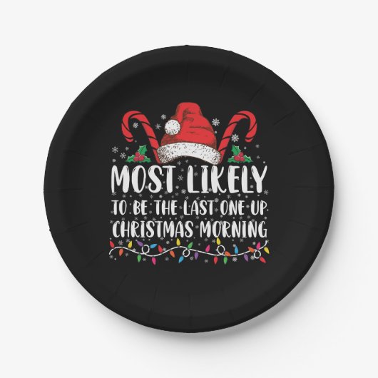 Assiettes En Carton Il Est Probable Que Ce Soit Le Dernier Matin De No (Devant)