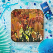 Assiettes En Carton Il est Risen plaques de papier (Fête)