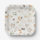 Assiettes En Carton Il fait froid dehors Baby shower d'hiver Neutre Ve (Recto)