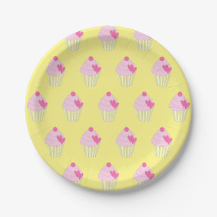 Assiettes En Carton illusima Jaune