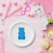 Assiettes En Carton Illustration bleue de Gummybear (Fête)