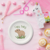 Assiettes En Carton Illustration Capy Baby Capy Capy Capy Capy de Capy (Fête)