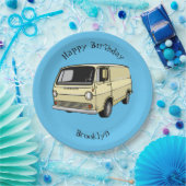 Assiettes En Carton Illustration classique de van (Fête)