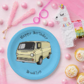 Assiettes En Carton Illustration classique de van (Fête)