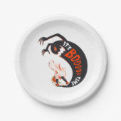 Assiettes En Carton Illustration créative Black Orange C'est Boo (Devant)