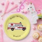 Assiettes En Carton Illustration d'ambulance (Fête)