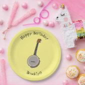 Assiettes En Carton Illustration de Banjo (Fête)