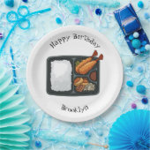 Assiettes En Carton Illustration de Bento (Fête)