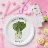 Assiettes En Carton Illustration de Bok choy (Fête)