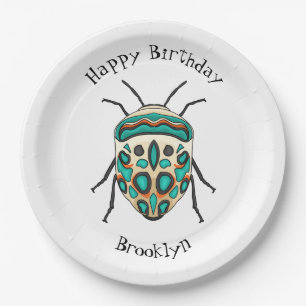 Assiettes En Carton Illustration de bug Picasso