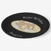 Assiettes En Carton Illustration de Cannoli (Angle)