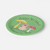 Assiettes En Carton Illustration de champignons de champignons joyeux (Angle)