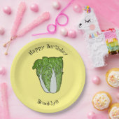 Assiettes En Carton Illustration de chou chinois (Fête)