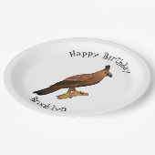 Assiettes En Carton illustration de dessin animé d'aigle de Java (Angle)