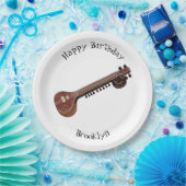 Assiettes En Carton Illustration de dessin de Sitar (Fête)