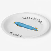 Assiettes En Carton Illustration de dessin sur les navires (Angle)