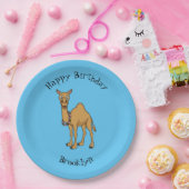 Assiettes En Carton Illustration de dromadaire (Fête)